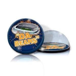   Famous Slogan, Round Crystal Magnetized Paperweight: Sports & Outdoors