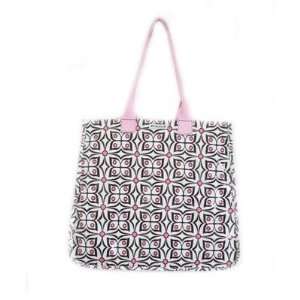 Rock the Tote Diaper Bag in Flutter Pink