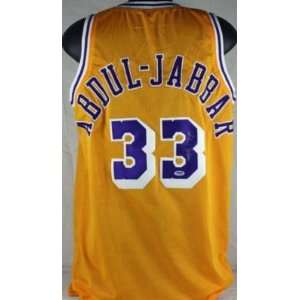  Lakers Kareem Abdul Jabbar Authentic Signed Jersey Psa 