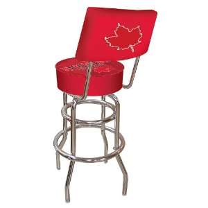  Molson Canadian Padded Bar Stool with Back: Home & Kitchen