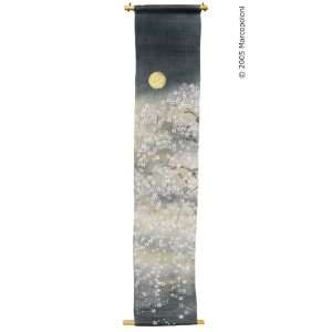  Yozakura   Cherry Blossoms in Moonlight Japanese Wall 