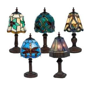    Tiffany Mini Table Lamps Fantastic Five