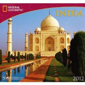   India National Geographic with Map 2012 Wall Calendar