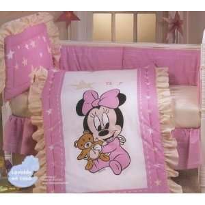  Disney Baby Minnie Complete Crib Bedding Set: Baby