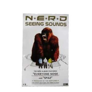  N.E.R.D. NERD Poster Seeing Sounds 