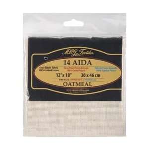 Textiles Aida 18 Count 12X18 Flat Pack/Bagged Ivory; 3 Items 