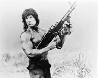   . Sylvester Stallone as John J. Rambo in Rambo: First Blood Part II