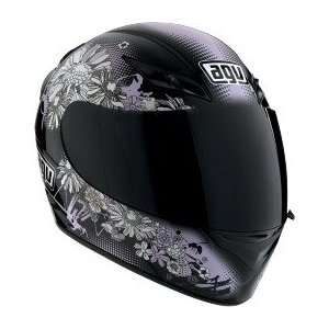  AGV K 3 Black/Pink Full Face Helmet (S) Automotive