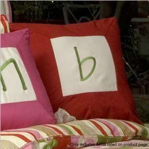  P Maddie Boo Alexis Red Throw Pillow