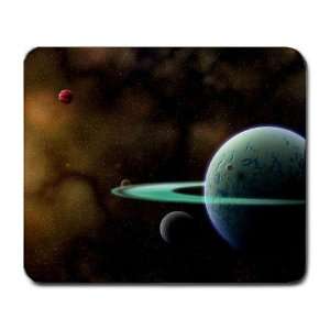   Mouse Pad Mat Computer Planet Sky Space 3D Image: Everything Else