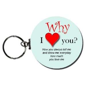 Why I Love You? (How Much You Love Me) 2.25 Button Keychain Series 