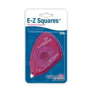  3L/HELMAR E Z Squares Adhesive Tabs Permanent, 650/Pkg 