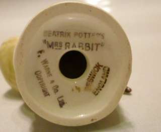 Beatrix Potter Mrs. Rabbit BP 2a Beswick Figure  