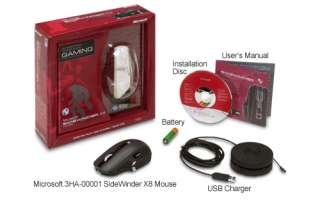 Microsoft SideWinder X8 Best Wireless Gaming Mouse USB  