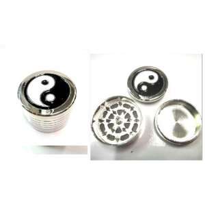  Yin Yang,3 Parts,Metal Herb Grinder, 