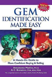gem identification made easy antoinette leonard matlins hardcover $ 26