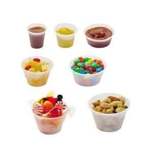  4 OZ. TRANSLUCENT PLASTIC SOUFLE CUPS 20/250: Everything 