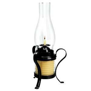  Candle by the Hour 40 Hour Hurricane Lantern, Black: Home 