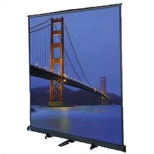  Matte White Floor Model C Portable Manual Screen with 