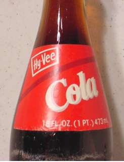 Very Rare Old Vintage Antique Hy Vee Grocery Advertising Cola Soda Pop 