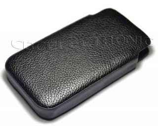 New Black lizard PU Leather hard case Pouch Holsterfor iPhone 4G 4S 