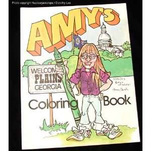  Amy Carter Coloring Book Autograhed 1977 