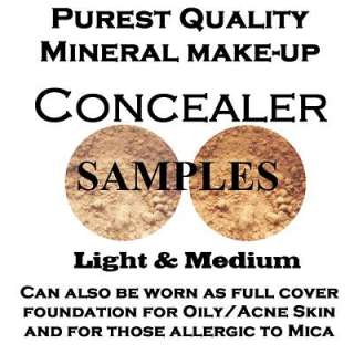 SAMPLES mineral CONCEALERS OILY ACNE Light 2 Medium  