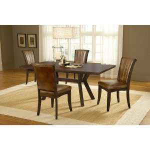   Bay Rectangular Dining Table in Cherry   4379 814: Home & Kitchen
