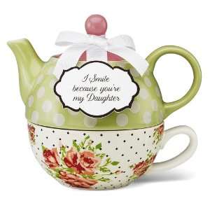  Pavilion Gift 49002 You and Me Tea for One Teapot Set by 