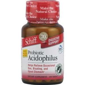  Schiff Digestive Health Acidophilus, Milk Free 100 tablets 