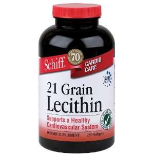  Schiff Antioxidants Lecithin 21 grain 250 softgels Health 