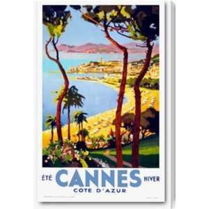  Cannes Cote DAzur AZV00115 arcylic art: Home & Kitchen