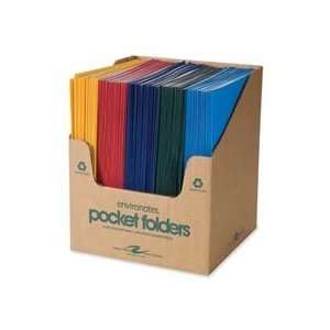   Paper Products Two Pocket Folders, 11 3/4x9 1/2,