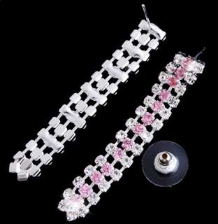 1set Rhinestone&alloy dazzling costume Necklace&Earring  
