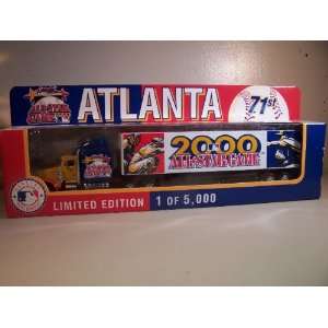  ATLANTA BASEBALL MLB TRACTOR TRAILER DIECAST: Toys & Games