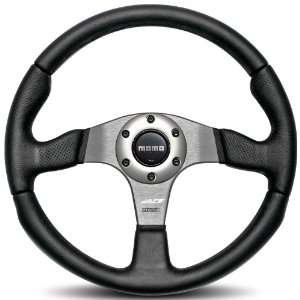  Momo RCE35BK1B Race 350 mm Leather Steering Wheel 