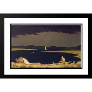Heade, Martin Johnson 40x28 Framed and Double Matted Approaching 