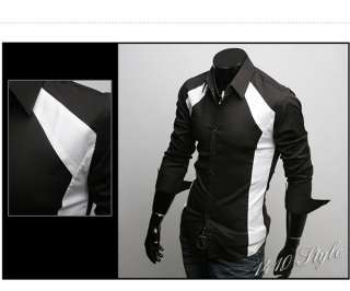 New Mens Casual Luxury Stylish Dress Slim Shirts ST36  