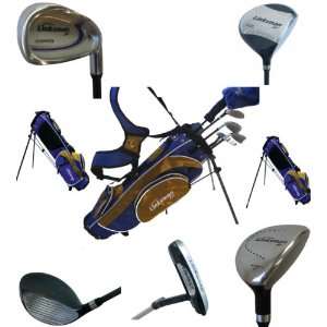  Linksman Golf 9 12 Year Old Junior Golf Set w/ Stand Bag 