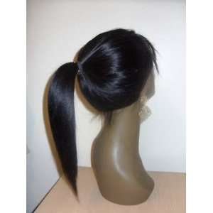  Indian Remy Full Lace Wig   Black   14 Inches: Beauty