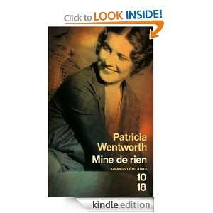Mine de rien (Grands détectives) (French Edition) Patricia WENTWORTH 
