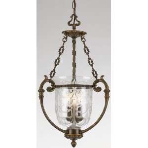  Crystorama 5773 AB, Camden Large Bowl Pendant, 3 Light 