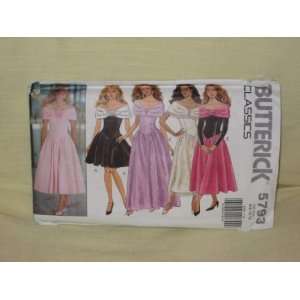   Classics  Misses Dresses  Sewing Pattern 5793   Size 6 8 ~ 10 12