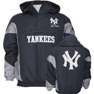 New York Yankees Hooded Pullover Jacket: Sports & Outdoors