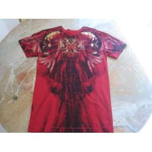 Xtreme Couture Fire Skull Medium Size Mens Shirt