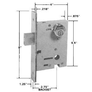   Estate Turn Piece / Cylinder Mortise Deadlock with 2 3/4 Backset 6160