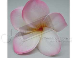 Real Touch LIGHT PINK Frangipani Flower for Buttonholes  