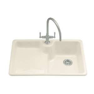 Kohler K 6495 1 47 Carrizo Self Rimming Kitchen Sink with Single Hole 