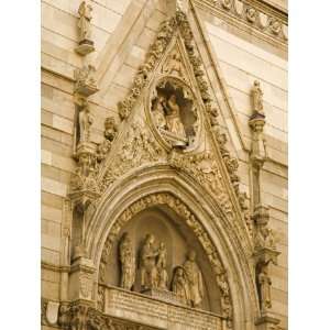  Detail of Duomo Entrance, Naples, Campania, Italy, Europe 