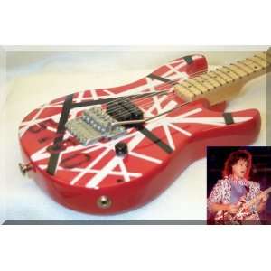 Van Halen/Eddie No.1 5150 Handmade Miniature Guitar:  